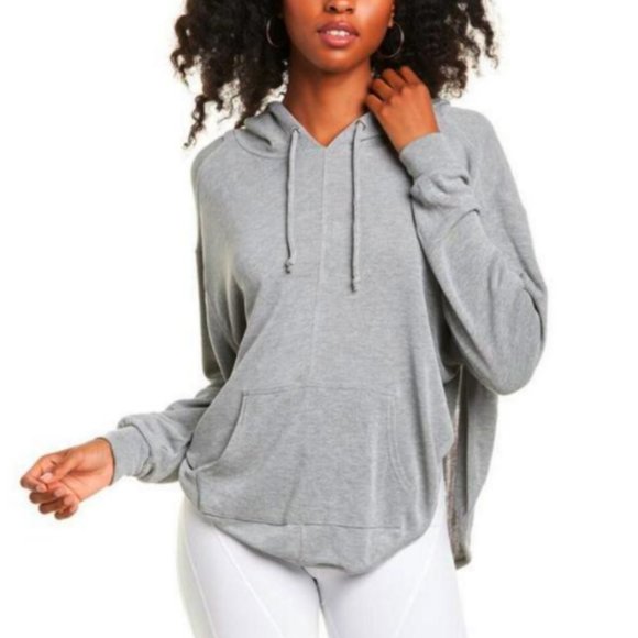 Free People FP Movement Back Into It Cutout Hoodie - Picture 2 of 4